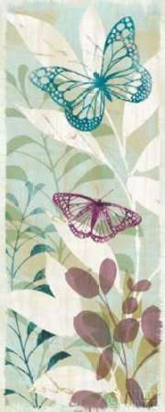Fluttering Panel II Canvas Art - Wild Apple Portfolio (10 x 20)