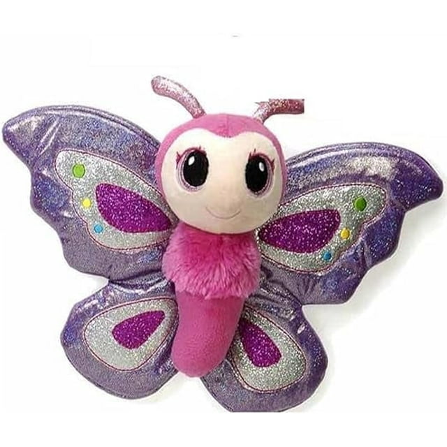 Fluttering Red Flying Butterfly Plush Toy Cute Stuffed Butterfly Toy
