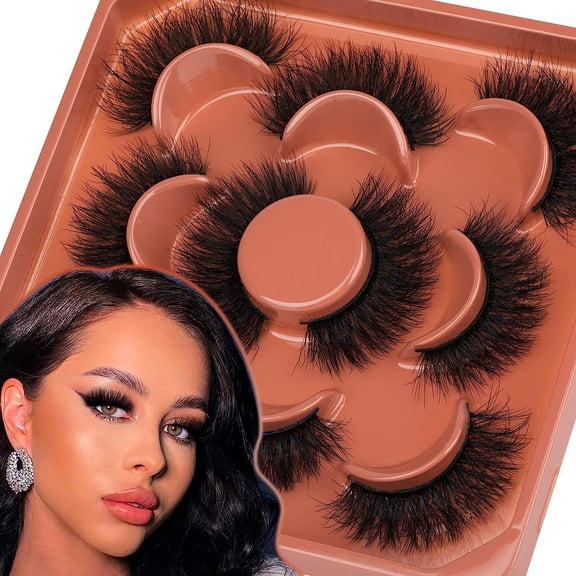 Fluttery False Eyelashes Natural Looking Faux Mink Lashes C Curl Fluffy Fake Eyelashes 18mm Round Shaped Eye Lashes that Look Like Extensions
