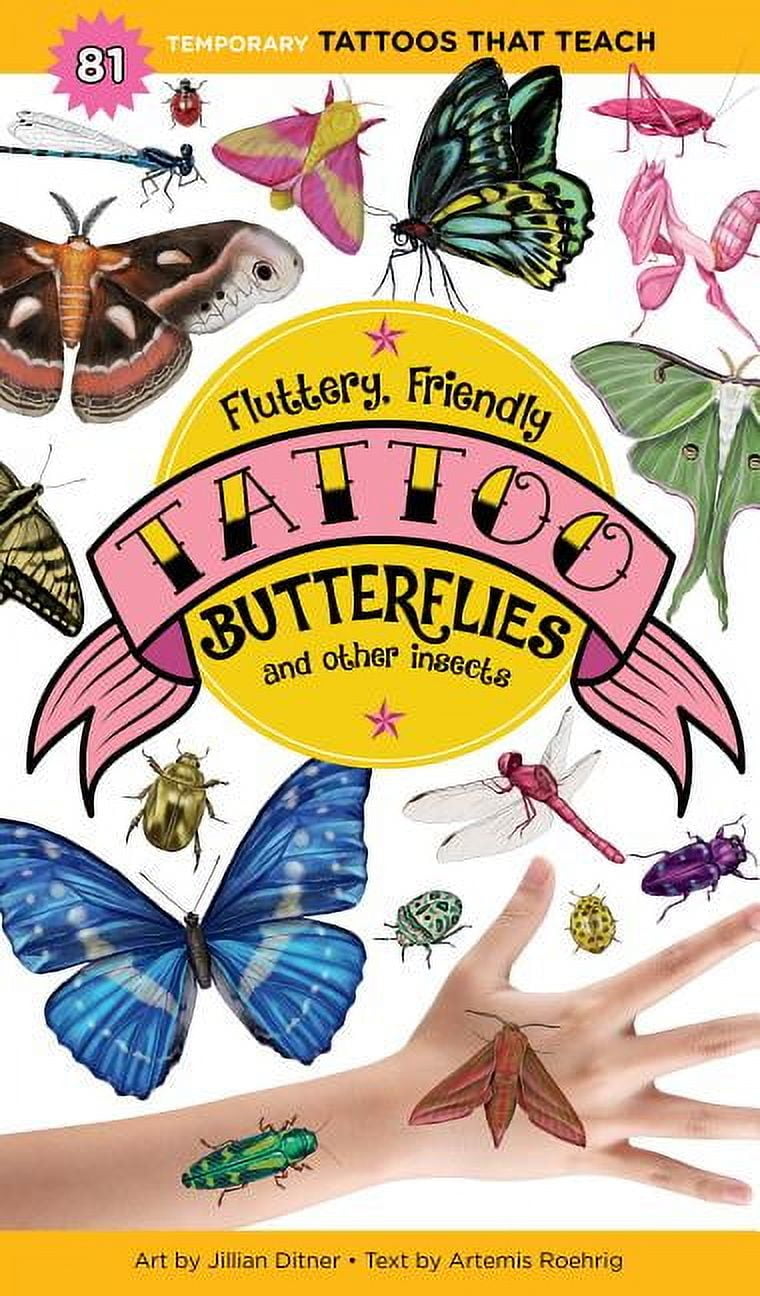 Fluttery, Friendly Bug Tattoos! - Paperback