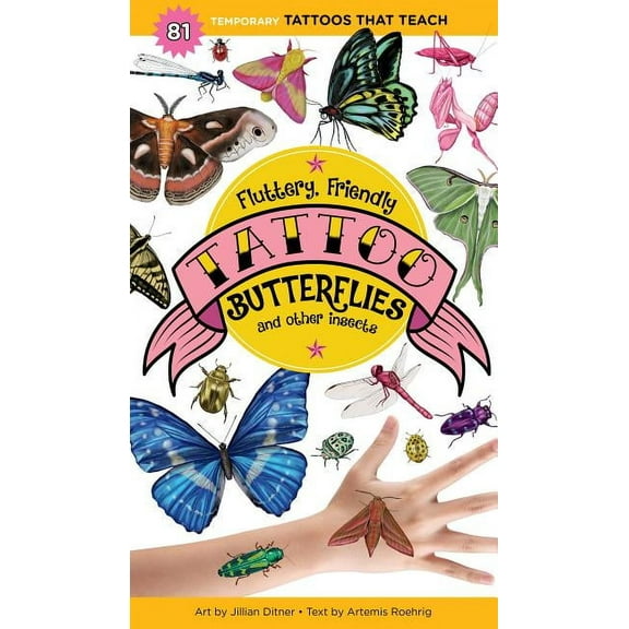 Fluttery, Friendly Bug Tattoos! - Paperback