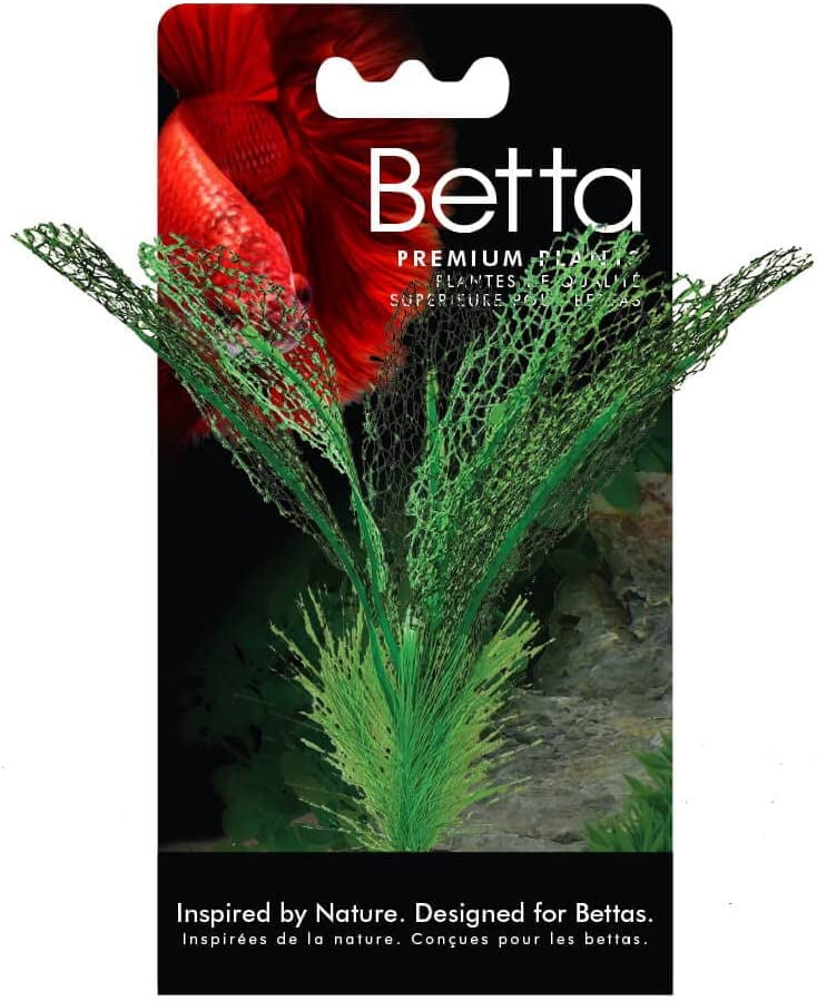 Fluval Betta Madagascar Lace Plant, Plastic Plant Aquarium Decoration