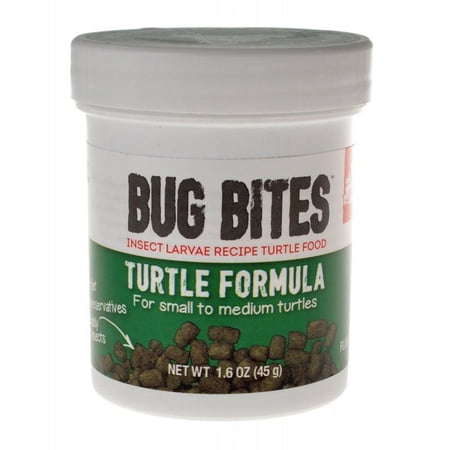 Fluval Bug Bites Turtle Formula Floating Pellets [Reptile, Foods Dry] 1.6 oz