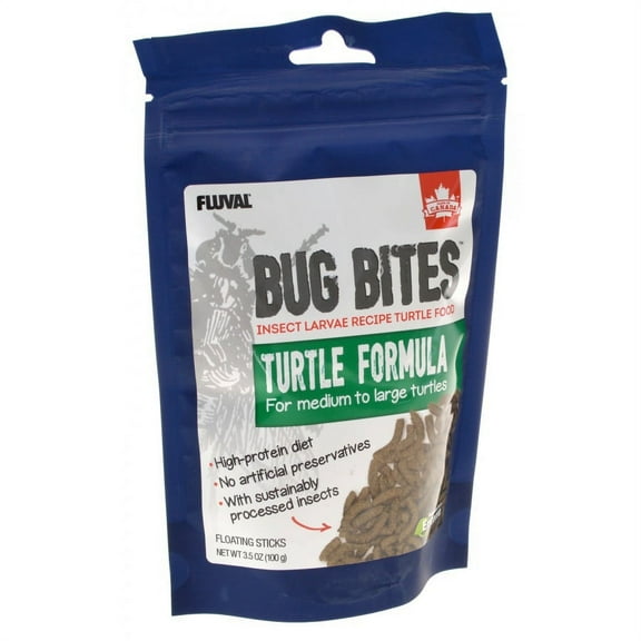 Fluval Bug Bites Turtle Large Granules, 3.53 oz
