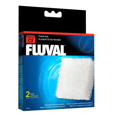 RC Hagen 14006 Fluval C3 Foam Pad 2-pack
