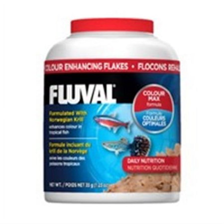 Fluval Color Enhancing Flakes Fish Food For Tropical Fish
