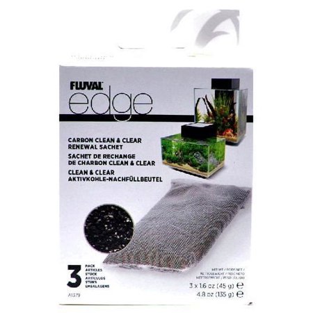 Fluval Edge Carbon Replacement Filter Media 3/pk (6 Packages)