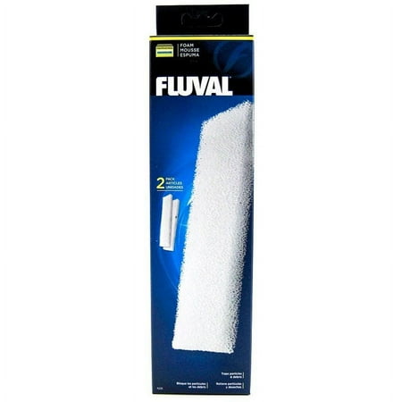 Fluval Filter Foam Block [Aquarium, Filter Pads] For Fluval Canister Filters 406 & 407 (2 Pack)