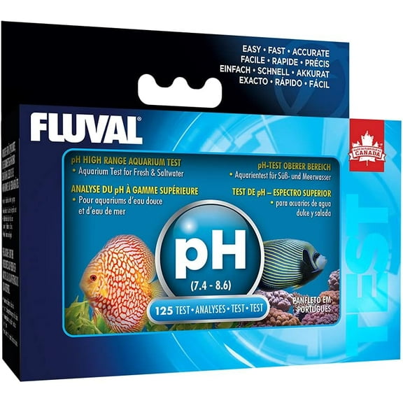 Fluval pH High Test Kit for Aquarium Water, Freshwater & Saltwater Fish Tank Test