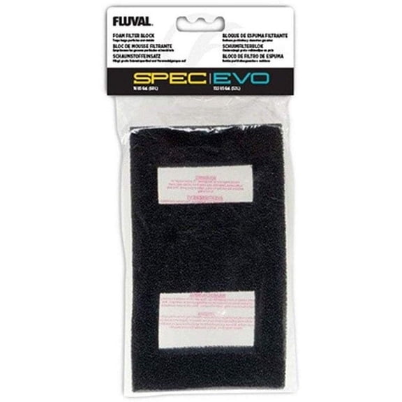 Fluval SPEC Replacement Foam Filter Block [Aquarium, Filter Media & Material] 1 count