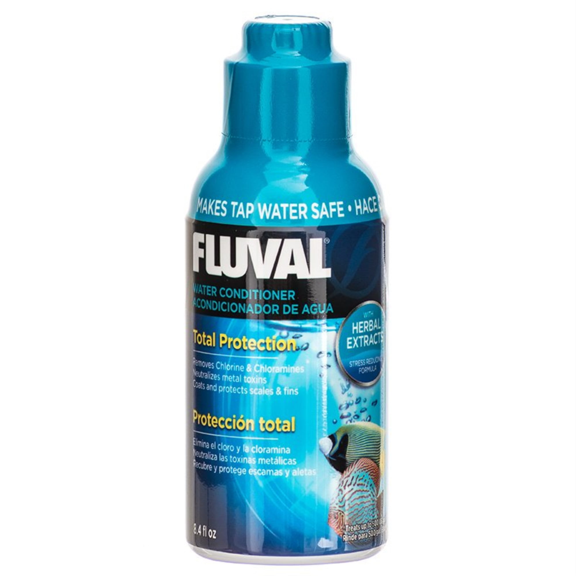 Fluval Water Conditioner with Herbal Extracts Makes Tap Water Safe for