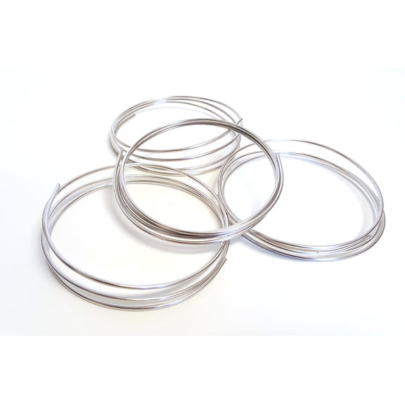 Flux Cored Aluminum Solder ER4047 Brazing Rod - 39" x 0.080" (2.0 mm) (4 Rods)
