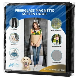 Magnetic screen door cat proof hot sale