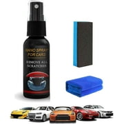 Fluxfade Nano Car Spray, 2025 Nuracoat Scratch Remover, Car Scratch Repair Spray Auto Nano Ceramic Coating Polishing Spraying for All Cars & Surfaces