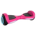 thumbnail image 1 of Fluxx FX3 Hoverboard with 6.2 Mph Max Speed, 176 lbs Max Weight, 3.1 Miles Distance, Self Balancing Scooter with 6.5 inch Wheels and LED Headlights Pink, 1 of 12