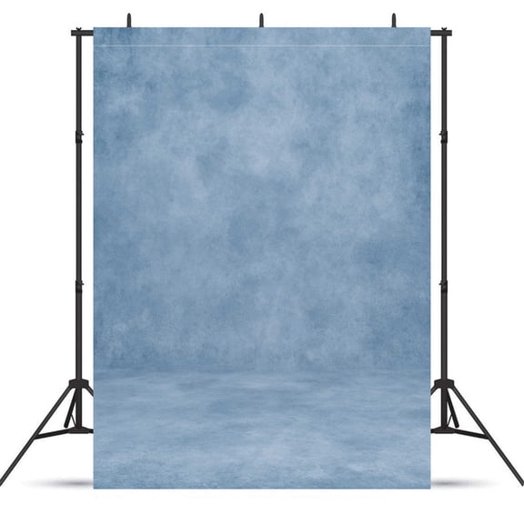 Fluzimir 8x10ft Blue Abstract Professional Photography Backdrop For Portrait Photo Props Booth Background Photoshoot Studio With Polyester Fabric Roller Pocket On Top(No stand)