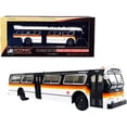 thumbnail image 1 of Flxible 53102 Transit Bus #460 Downtown La Rtd Los Angeles (california) White And Black With Stripes Vintage Bus & Motorcoach Collection 1/87 (ho) Diecast Model By Iconic Replicas 87-0282, 1 of 4