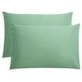thumbnail image 1 of Flxxie 1800 Count Double Brushed Microfiber Envelope Pillowcases Set of 2, King, 20" x 36", Sea Green, 1 of 6