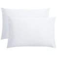thumbnail image 1 of Flxxie 1800 Count Double Brushed Microfiber Envelope Pillowcases Set of 2, Standard, 20" x 26", White, 1 of 6