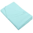 thumbnail image 1 of Flxxie 1800 Count Soft Brushed Microfiber Flat Sheet, Shrinkage, Fade Resistant Bedding Top Sheet, Easy Care, Aqua, King, 102"x105" with 4" hem, 1 of 6