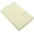 thumbnail image 1 of Flxxie 1800 Count Soft Brushed Microfiber Flat Sheet, Shrinkage, Fade Resistant Bedding Top Sheet, Easy Care, Ivory, Full, 81"x96" with 4" hem, 1 of 6