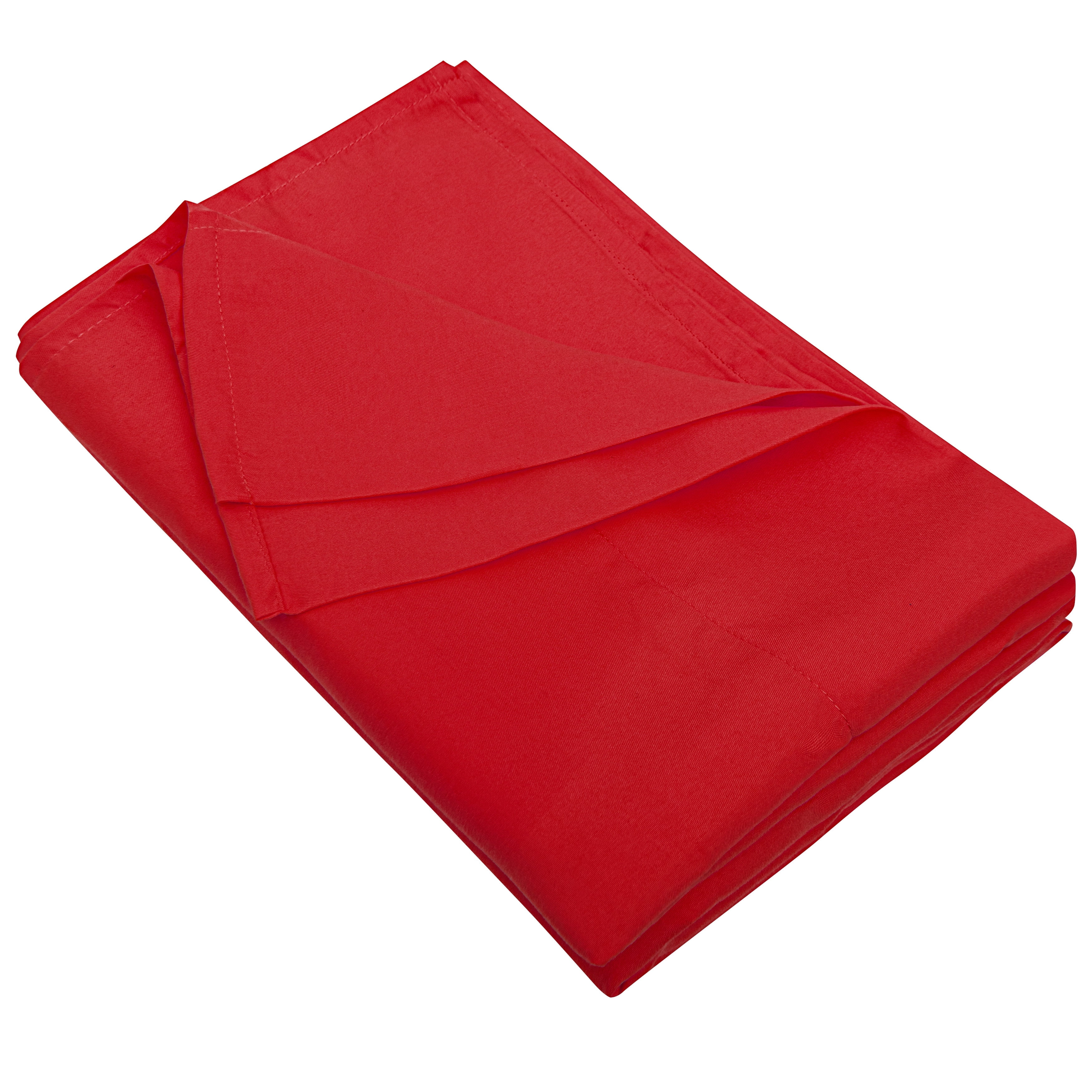 Flxxie 1800 Count Soft Brushed Microfiber Flat Sheet, Shrinkage, Fade