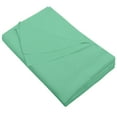 thumbnail image 1 of Flxxie 1800 Count Soft Brushed Microfiber Flat Sheet, Shrinkage, Fade Resistant Bedding Top Sheet, Easy Care, Sea Green, Queen, 90"x102" with 4" hem, 1 of 6