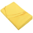 thumbnail image 1 of Flxxie 1800 Count Soft Brushed Microfiber Flat Sheet, Shrinkage, Fade Resistant Bedding Top Sheet, Easy Care, Yellow, Full, 81"x96" with 4" hem, 1 of 6