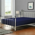 thumbnail image 1 of Flxxie 1800 Thread Count Brushed Microfiber Fitted Sheet with 15" Pocket, Queen, Navy Blue, 1 of 6