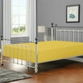thumbnail image 1 of Flxxie 1800 Thread Count Brushed Microfiber Fitted Sheet with 15" Pocket, Twin, Yellow, 1 of 6