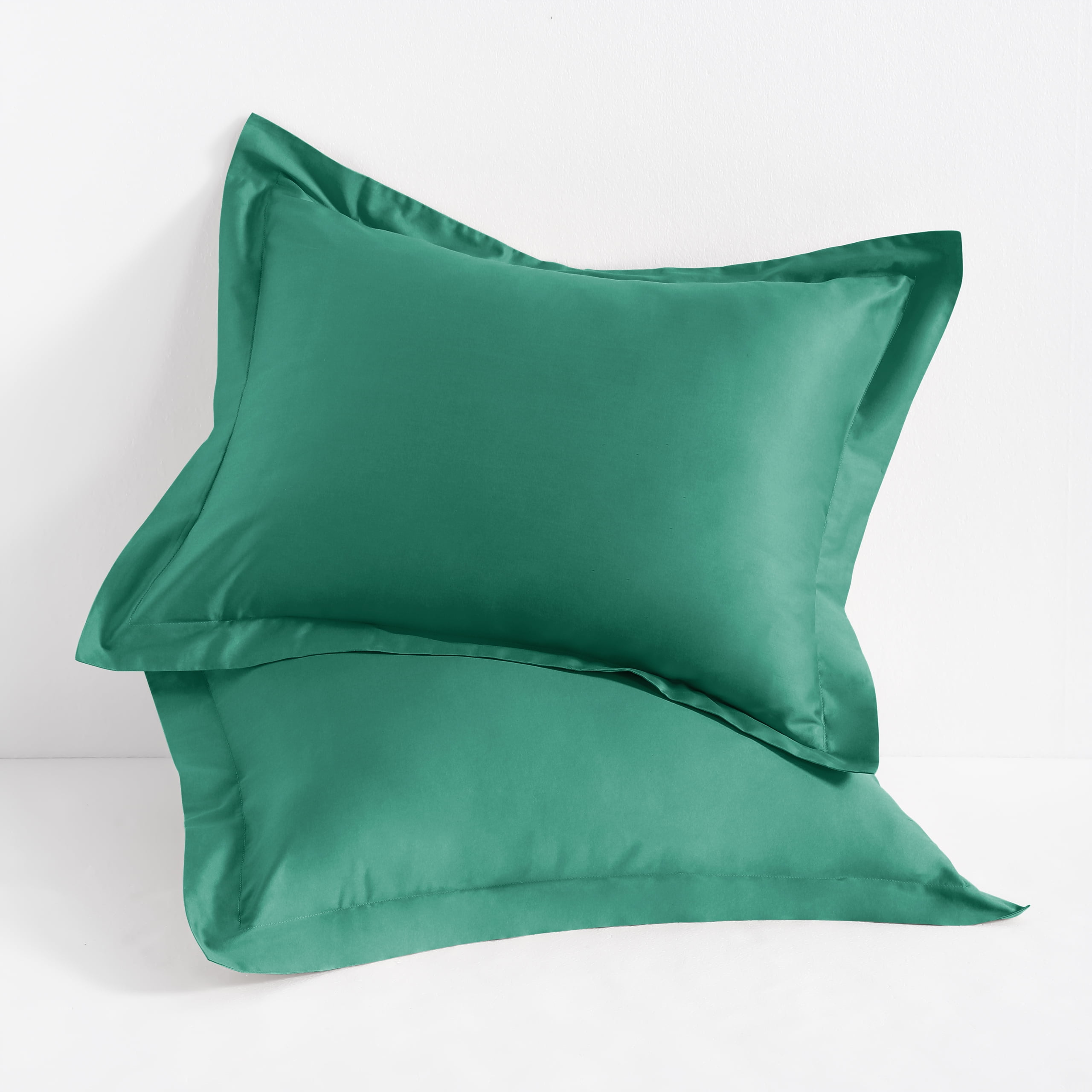 Flxxie 2 Pack 500 Thread Count Cotton Sateen Pillow Shams 20"x36" with