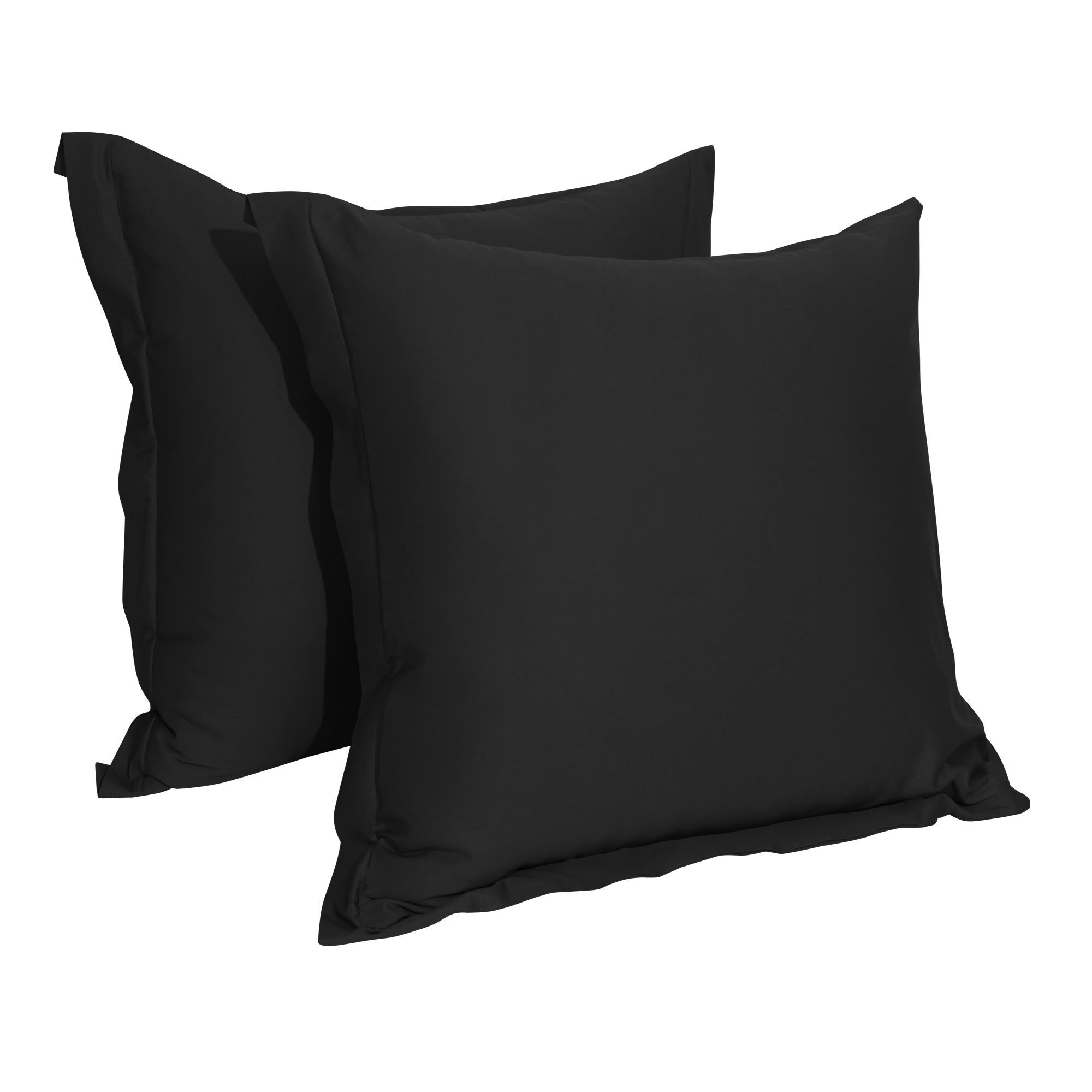 Flxxie 2 Pack 500 thread count 100 Egyptian Cotton Euro Pillow Shams