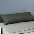 thumbnail image 1 of Flxxie Soft Breathable Combed Cotton Sateen, 1 Pack 20x54 inches Body Pillowcase, Charcoal Gray, 1 of 5