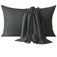 thumbnail image 1 of Flxxie King Pillowcases 2 Pack 100% Egyptian Cotton 20x36 Charcoal Gray Envelope Soft, 1 of 7