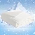 thumbnail image 1 of Flxxie Double-Sided Cooling Toddler Comforter, Lightweight and Breathable Cooling Throw Blanket, Q-Max 0.45, 50 x 60 inches, White, 1 of 5