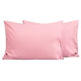 thumbnail image 1 of Flxxie Microfiber Toddler Pillowcases with Envelope Closure, Ultra Soft Travel Pillow Covers, Small Pillowcases for Kids, Pink, 14" x 20", 2 Pack, 1 of 5