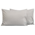 thumbnail image 1 of Flxxie 2 Pack Brushed Microfiber Toddler Pillowcases with Zipper Closure, Super Soft and Cozy Travel Pillow Covers, 13" x 18", Fits Pillows Sized 12"x16" 13"x18" 14"x19", Light Grey, 1 of 5