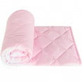 thumbnail image 1 of Flxxie Microfiber Ultra Soft Toddler Comforter, Warm Kids Crib Quilted Blanket, Pink, 39"x47", 1 of 5