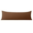 thumbnail image 1 of Flxxie Soft Microfiber, 1 Pack 20x54 inches Body Pillowcase, Coffee, 1 of 5