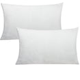 thumbnail image 1 of Flxxie Ultra Fluffy Soft Velvet Pillowcase with Zipper Set of 2, Queen 20" x 30", White, 1 of 5