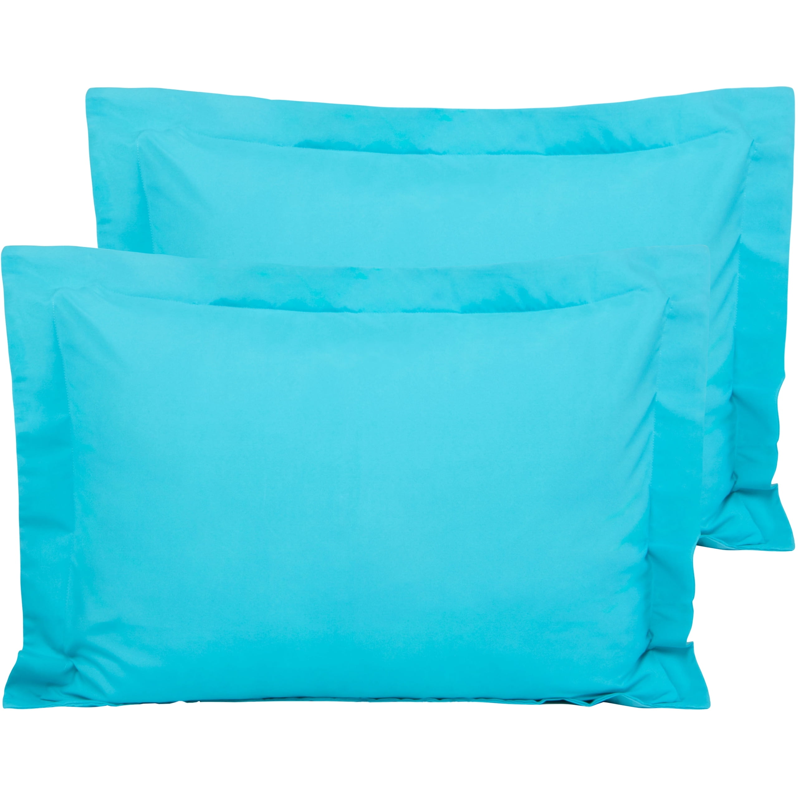 Flxxie Ultra Soft Microfiber Pillow Shams Set of 2, Queen 20" x 30", Blue