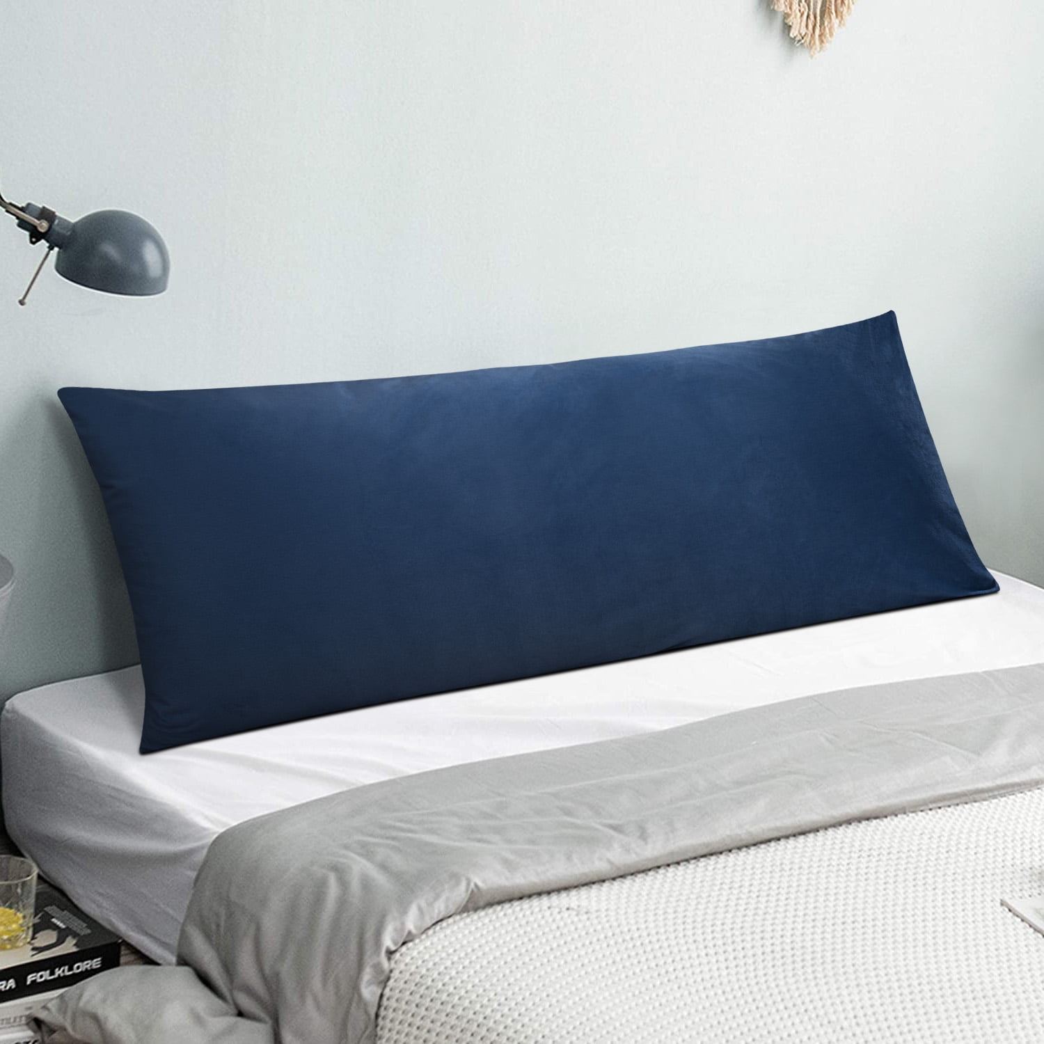 Navy body pillow cover outlet