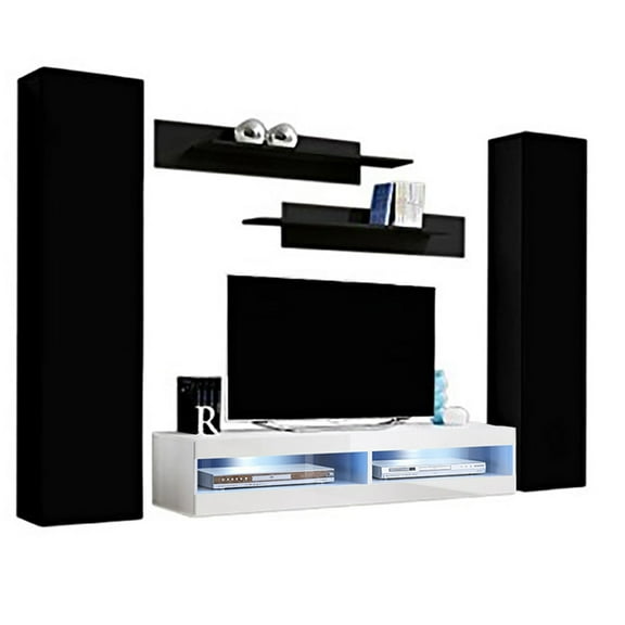 Fly A 34TV Wall Mounted Floating Modern Entertainment Center