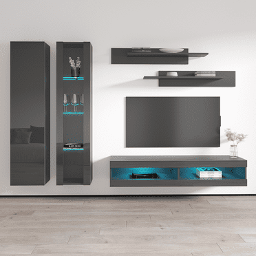 Fly A 34TV Wall Mounted Floating Modern Entertainment Center