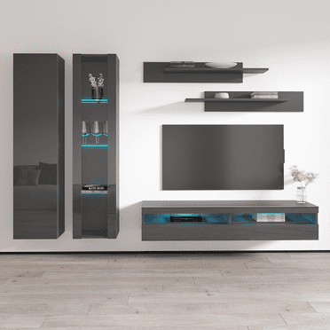 Fly A 35TV Wall Mounted Floating Modern Entertainment Center