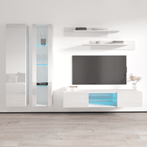 Fly A4 33TV Wall Mounted Floating Modern Entertainment Center