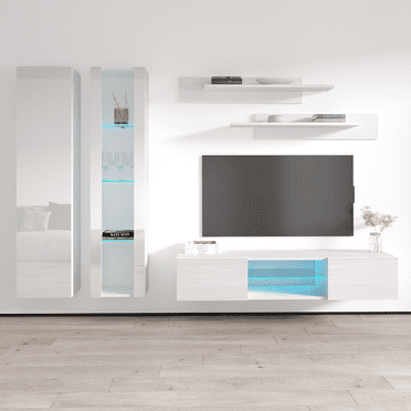 Fly A4 33TV Wall Mounted Floating Modern Entertainment Center