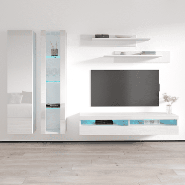 Fly A4 35TV Wall Mounted Floating Modern Entertainment Center
