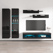 Fly A5 34TV Wall Mounted Floating Modern Entertainment Center