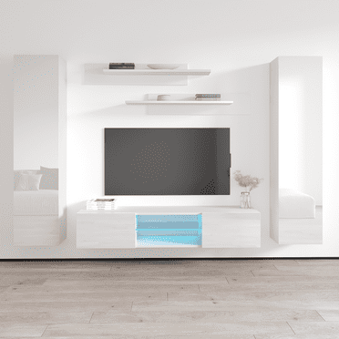 Fly AB1 33TV Wall Mounted Floating Modern Entertainment Center